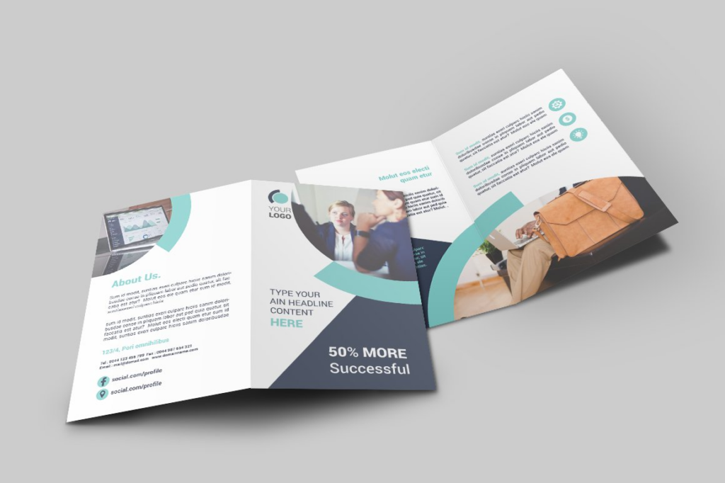 bi-fold brochure