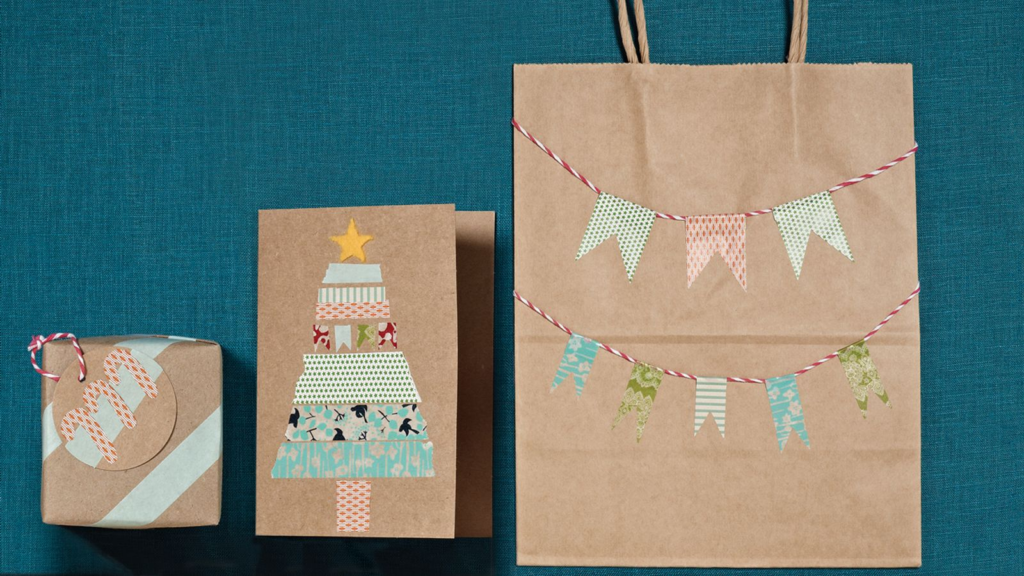 brown paper gift bag