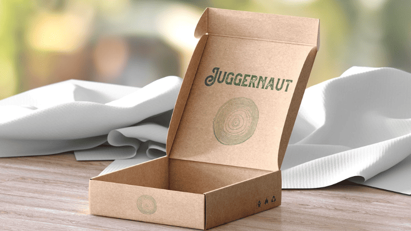 branded kraft paper box