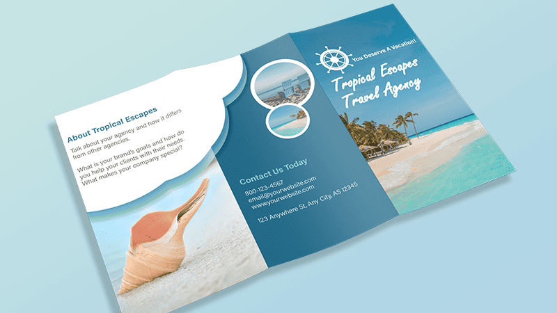 tri-fold brochure