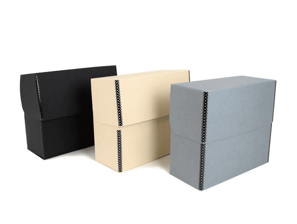 acid-free storage boxes