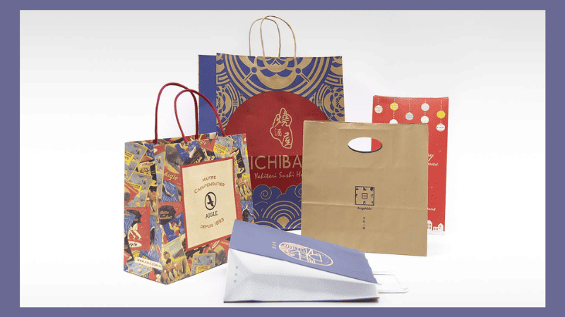 designed paper bags