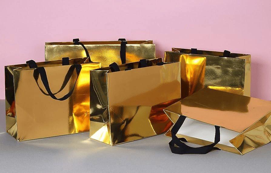 metallic foil paper bags