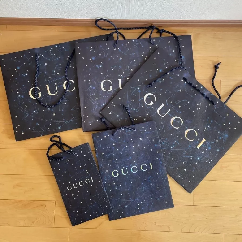 Gucci shopping bag