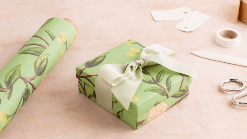 gift box with ribbon