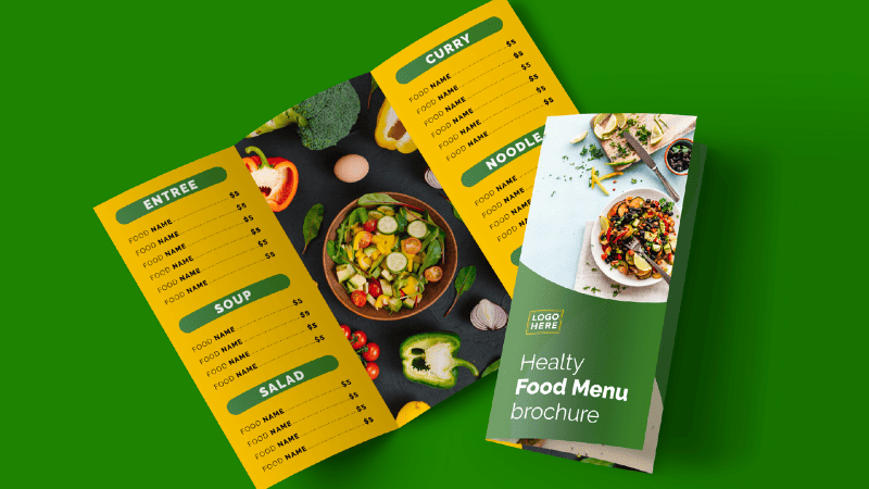 food brochure