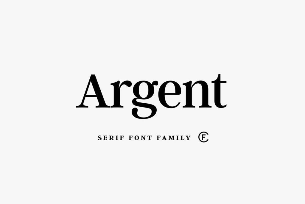 argent font