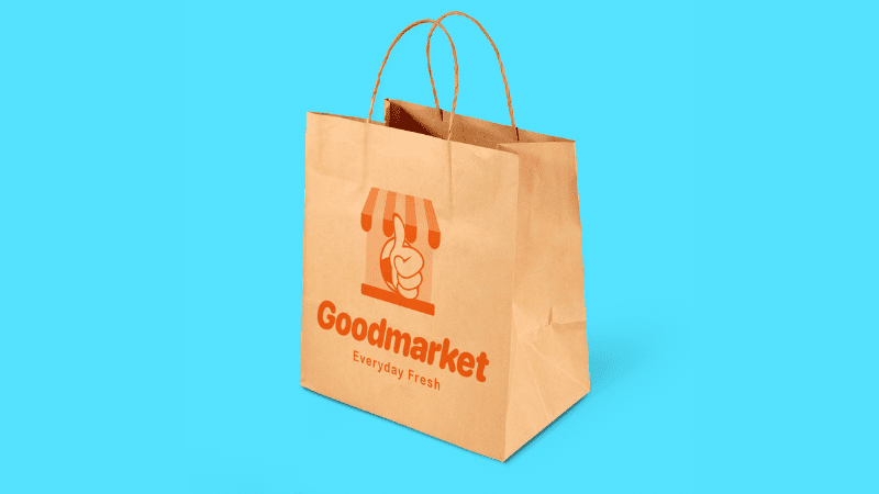 kraft paper shopping bags