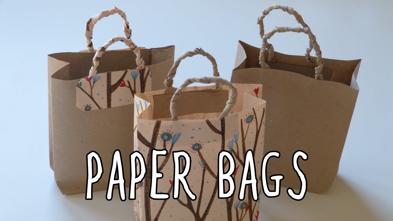 Comment fabriquer un sac en papier | Sacs cadeaux à faire soi-même