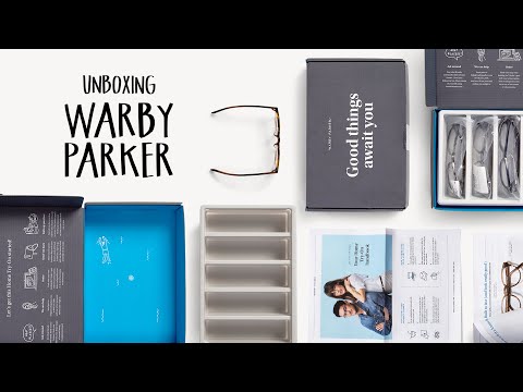 Unboxing Warby Parker