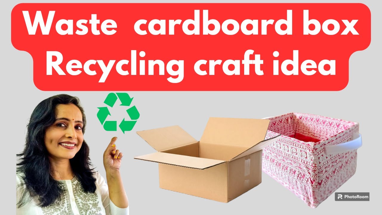 I NEVER THROW CARDBOAR BOXES????/SEE WHAT I DID WITH WASTE CARDBOARD /  #diyideas #diy #craft