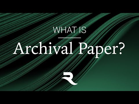 What is Archival Paper?
