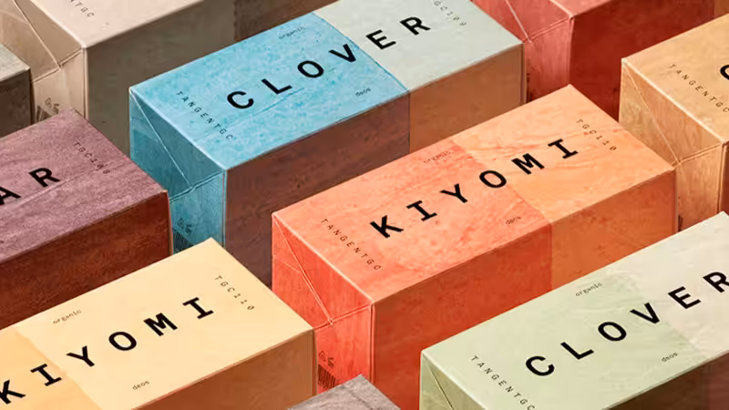 colorful minimalist product boxes