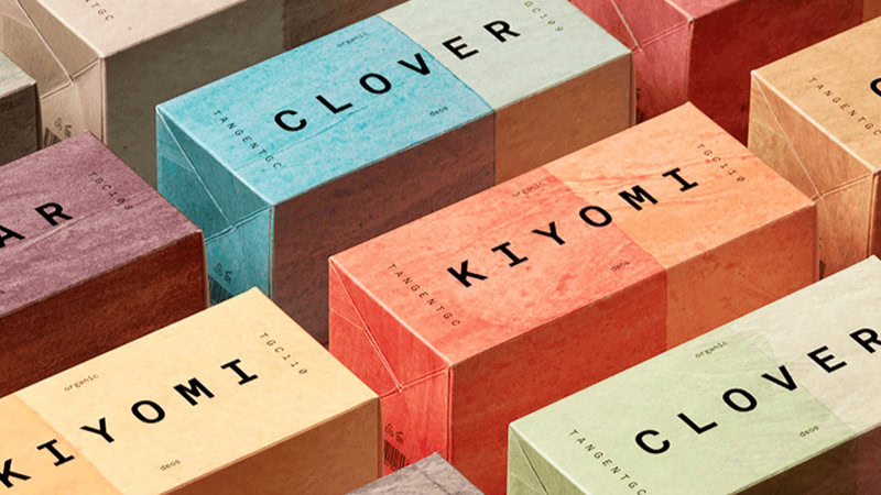 colorful minimalist product boxes