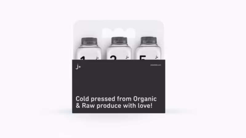 a minimalist style holder product packaging