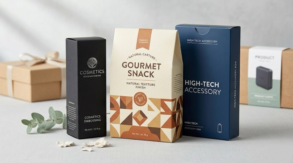 Types et matériaux d'emballage en carton