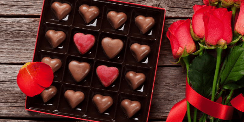 caja de chocolate
