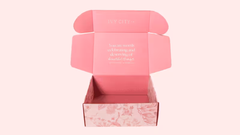 IVY CITY's subscription box packaging