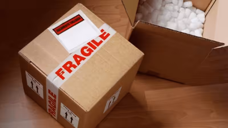 fragile package