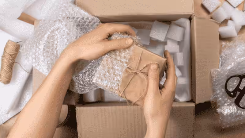 bubble wrap package