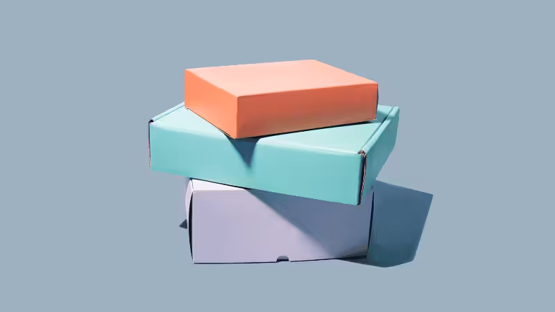 colorful folding carton
