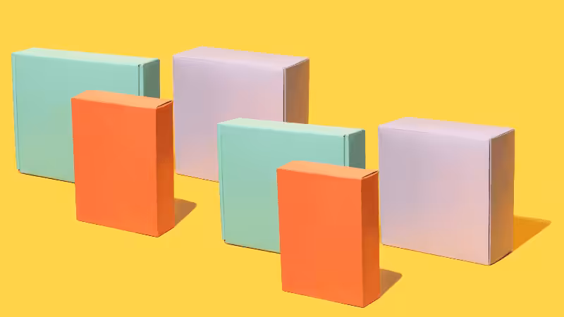 colorful paper box packaging