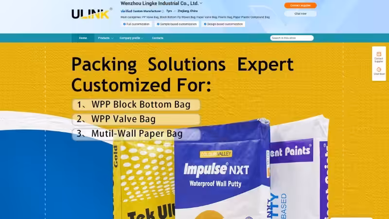 the home page of Wenzhou Lingke Industrial