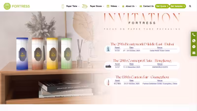 the Home page of Fortress Industry