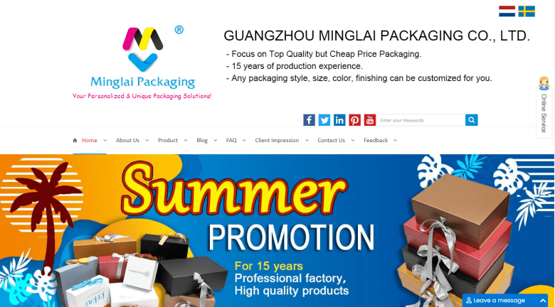 Guangzhou Minglai Packaging