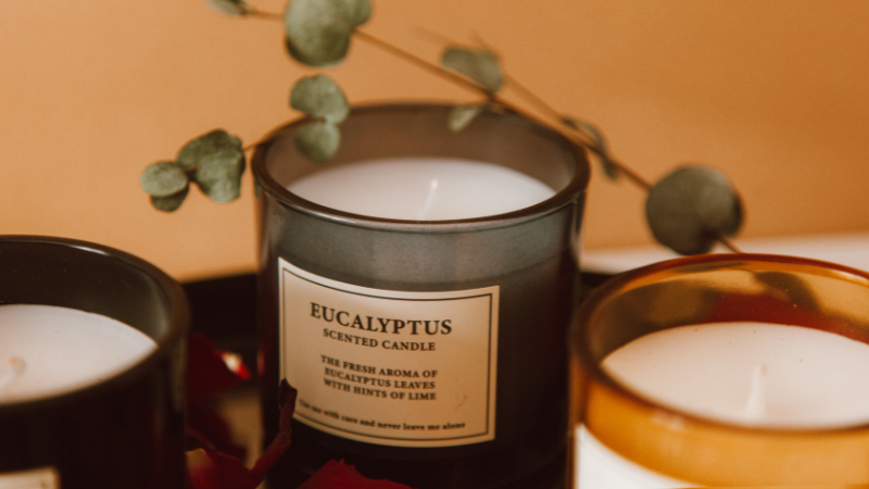 several candles