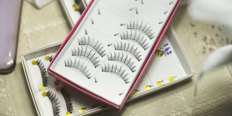 Wimpernverpackungsbox