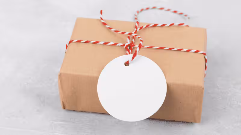 A Simple Label Kraft Paper Box