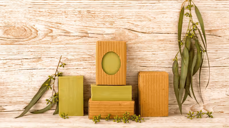A Soap Box Made From Kraft Paper