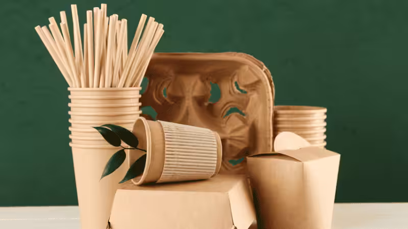 eco-friendly take-away packaging
