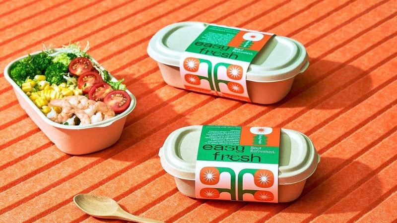 paper packaging sleeve using on takeaway box