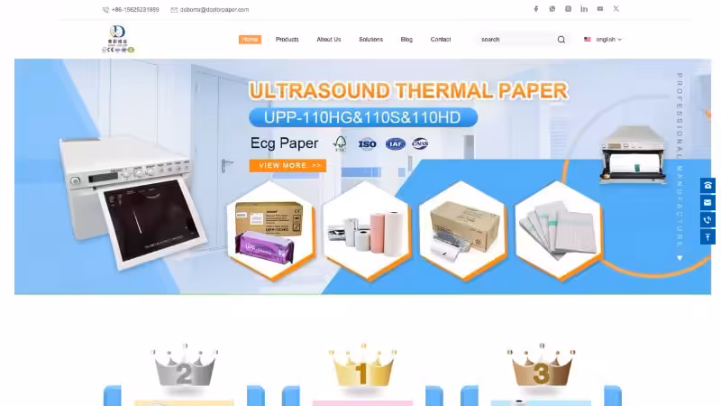the home page of Hongxin Printing and Packaging