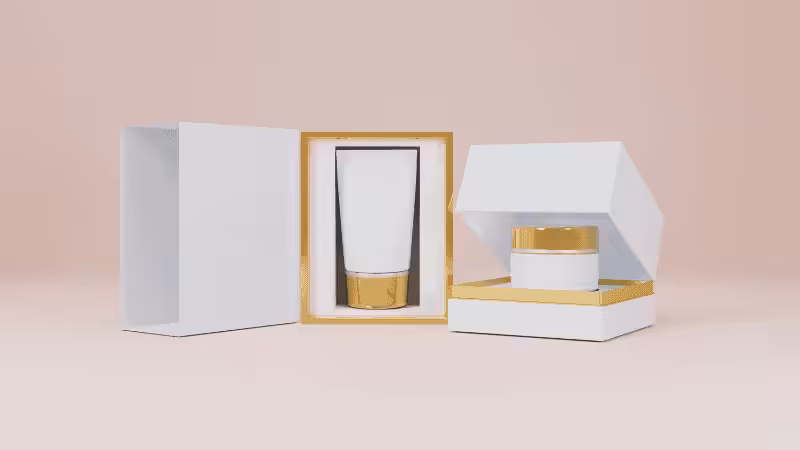 beauty product packaging