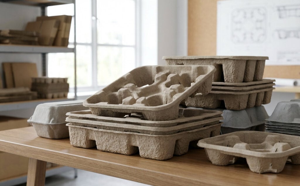 Molded pulp packaging