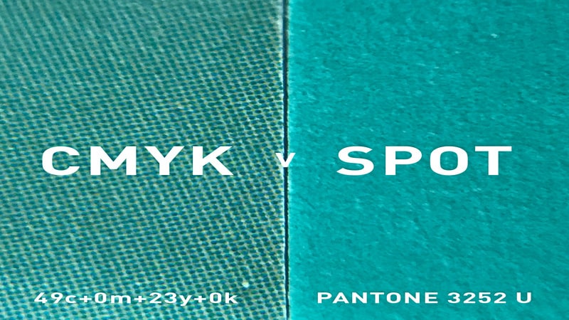 cmyk vs spot printing