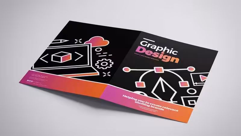graphic design agency brochure template