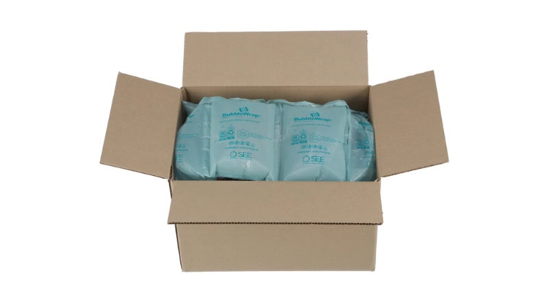 Recycled Air Pillows in a Box