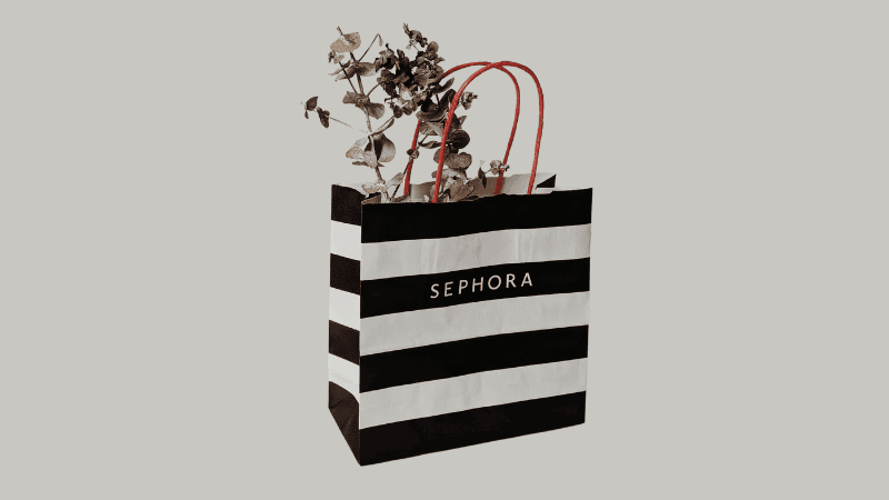 sephora shopping bag