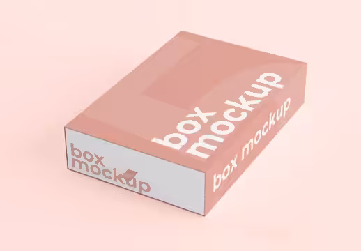  A pink product box