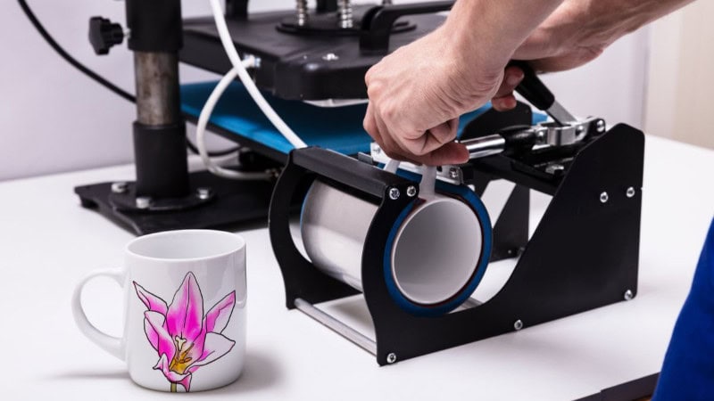 sublimation printing using on cups