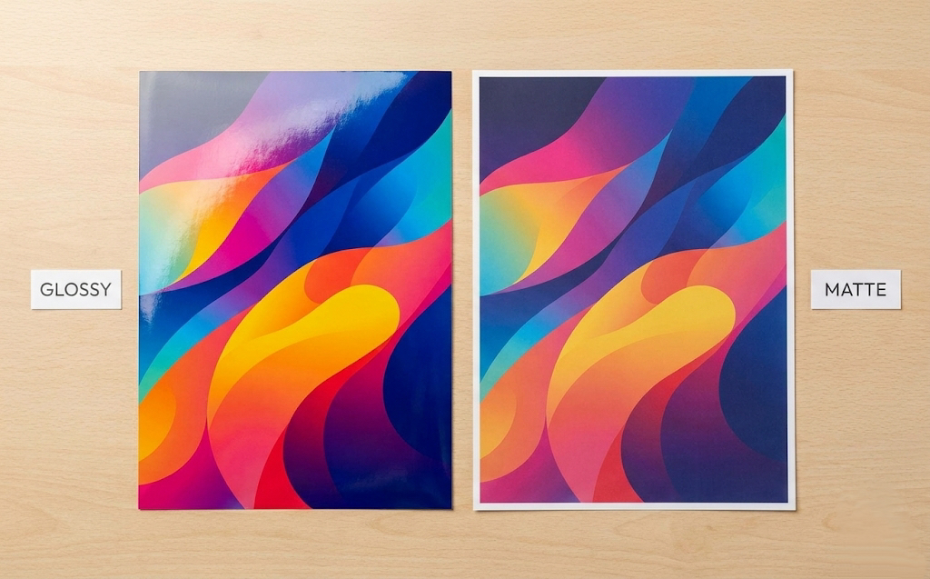 Glossy vs. Matte Paper