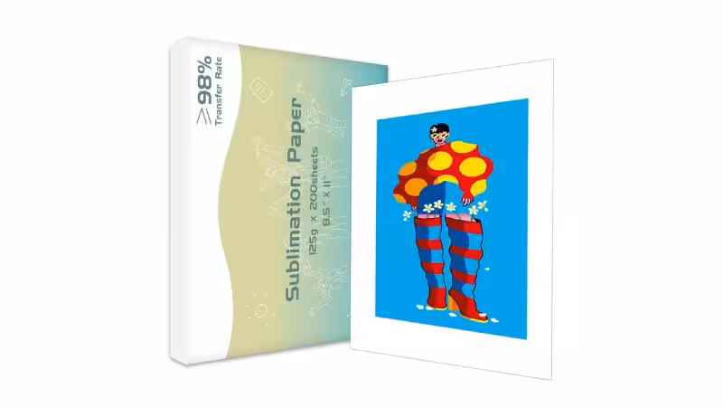 sublimation paper and printed paper