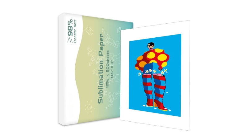 sublimation paper and printed paper