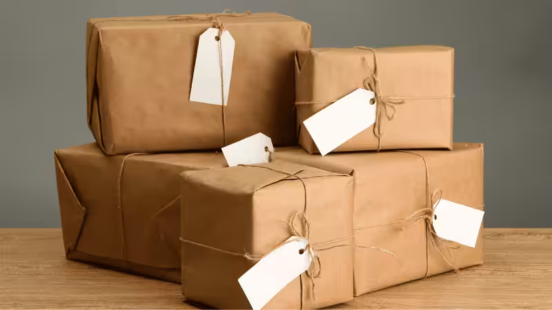 Kraft gift boxes with a sleeve