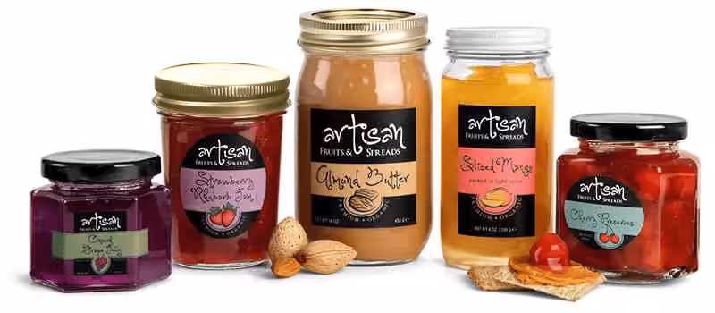 food glass packaging