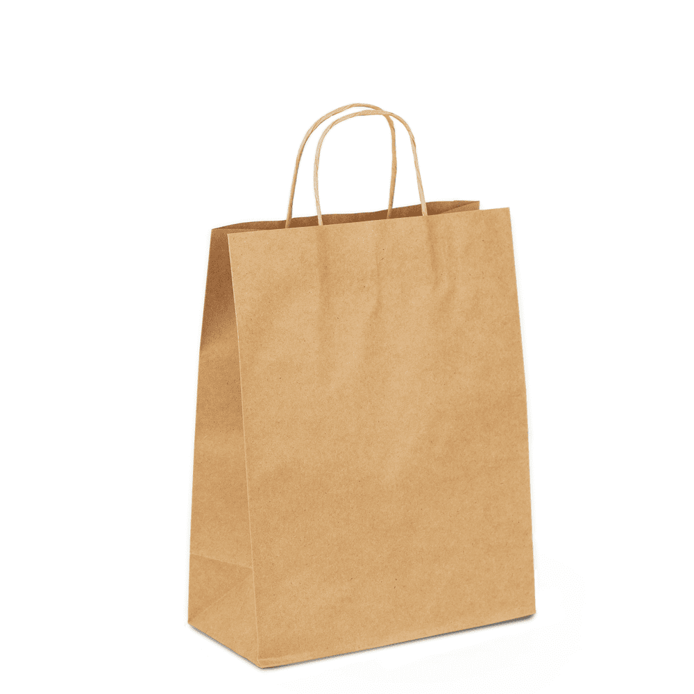 brown Kraft paper bag